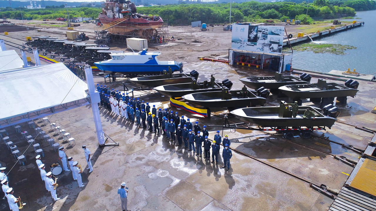 La Armada de Colombia adquiere 15 botes fluviales a Cotecmar por 2,8 millones de dólares