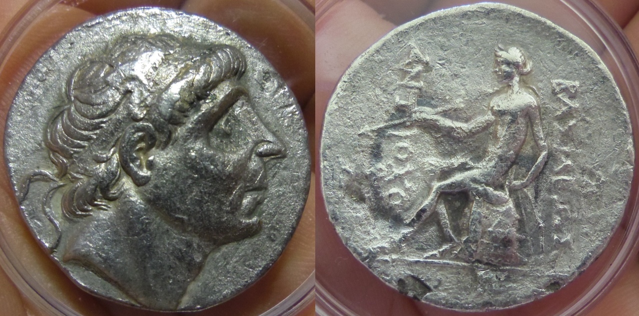 Tetradracma ático. Antíoco II Theos. Seleucia del Tigris (Irak). 261-246 a.C. Imgp4612