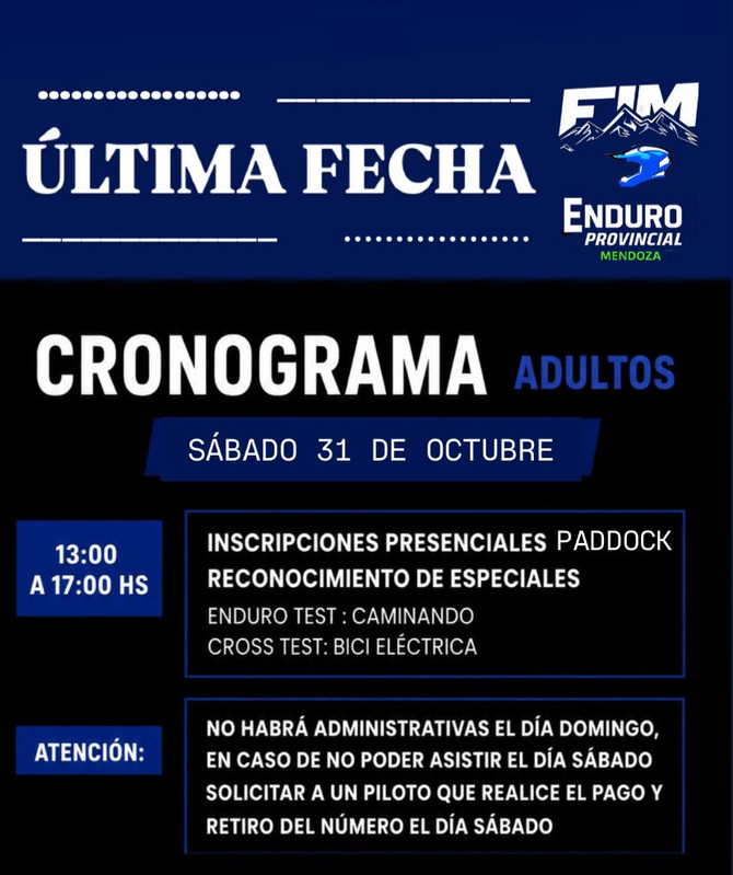 CRONOGRAMA SABADO