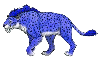 Blue Machairodus