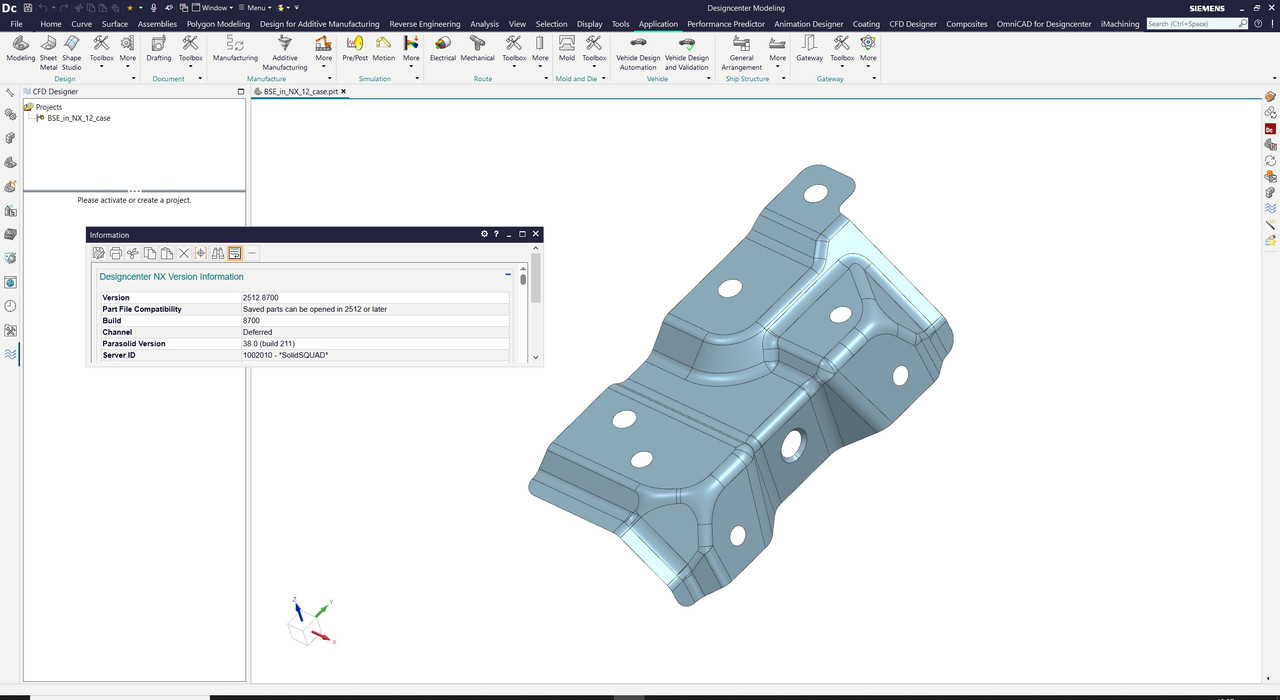 Working with Siemens DesignCenter NX 2512 Build 8700 full activated