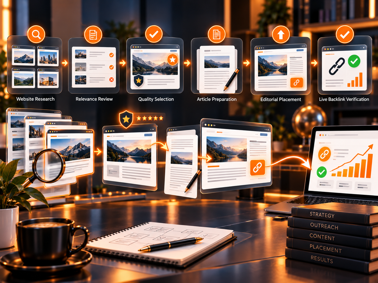 Guest Posting Quality and Relevant Placement Workflow