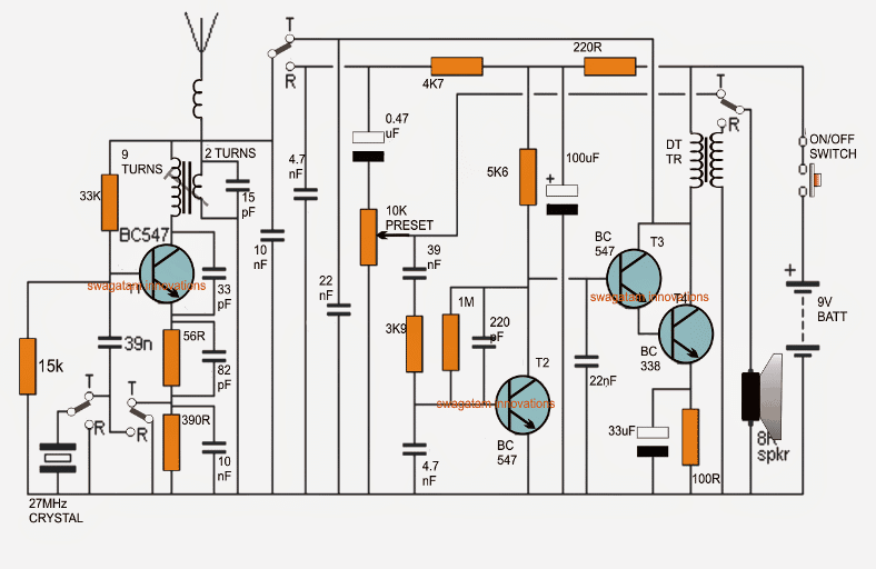 2) of 2 walkie talkie circuit 1