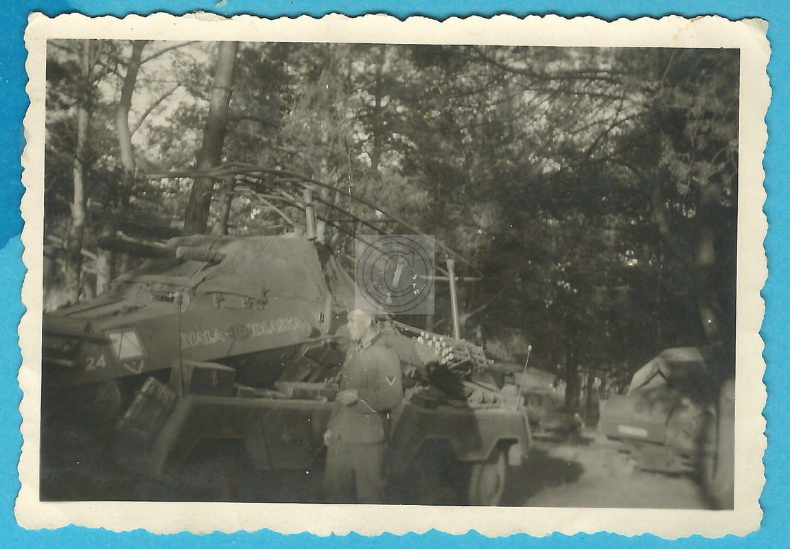 schwerer Panzerspähwagen Sd. Kfz. 232 8 Rad Kennung, Aufschrift Biala Podlaska