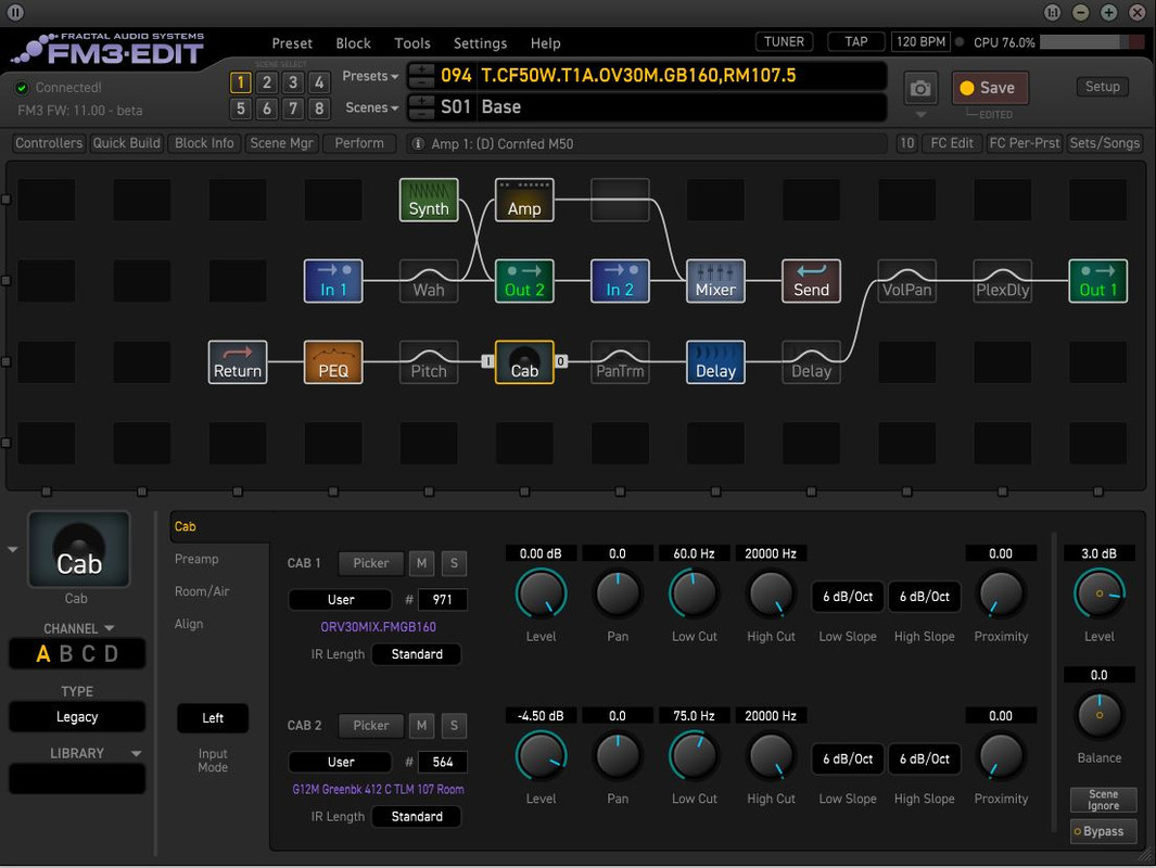 FM3.EXHPitchFork.MXRTimmy.ToneXOne