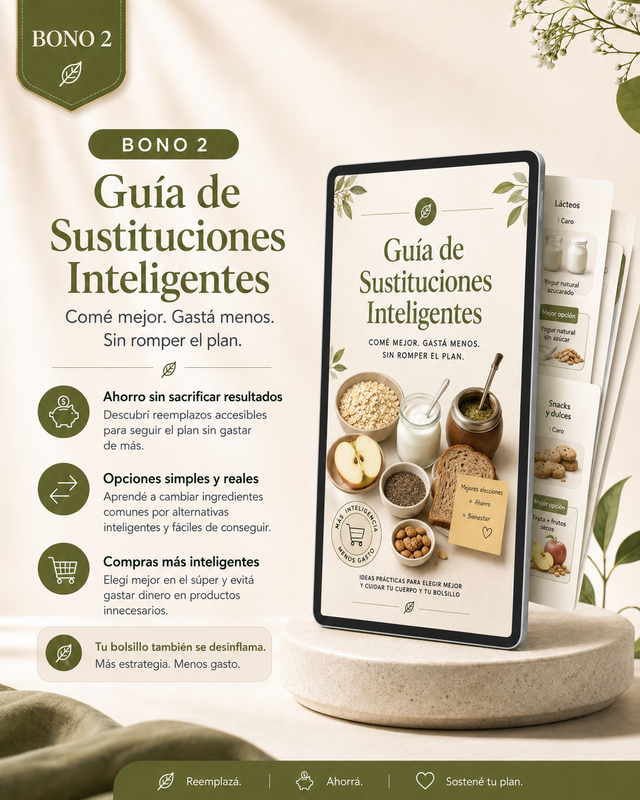 Guía de Sustituciones