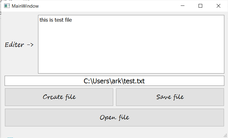 screenshot of sample