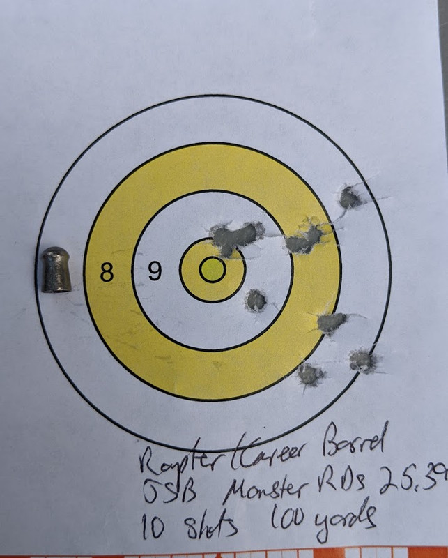 raptor JSB 25.4