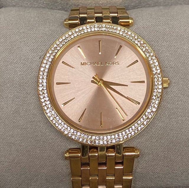 MICHAEL KORS デジタル腕時計 シルバー/ローズゴールド Michael Kors MK3507 Darci Rose Gold Dial Two Tone Stainless Steel