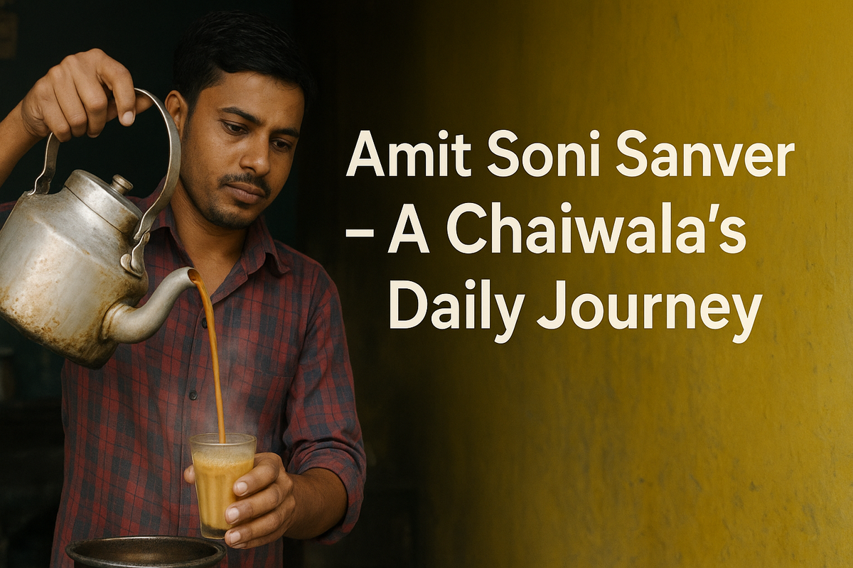Amit Soni Sanver – A Chaiwala’s Daily Journey