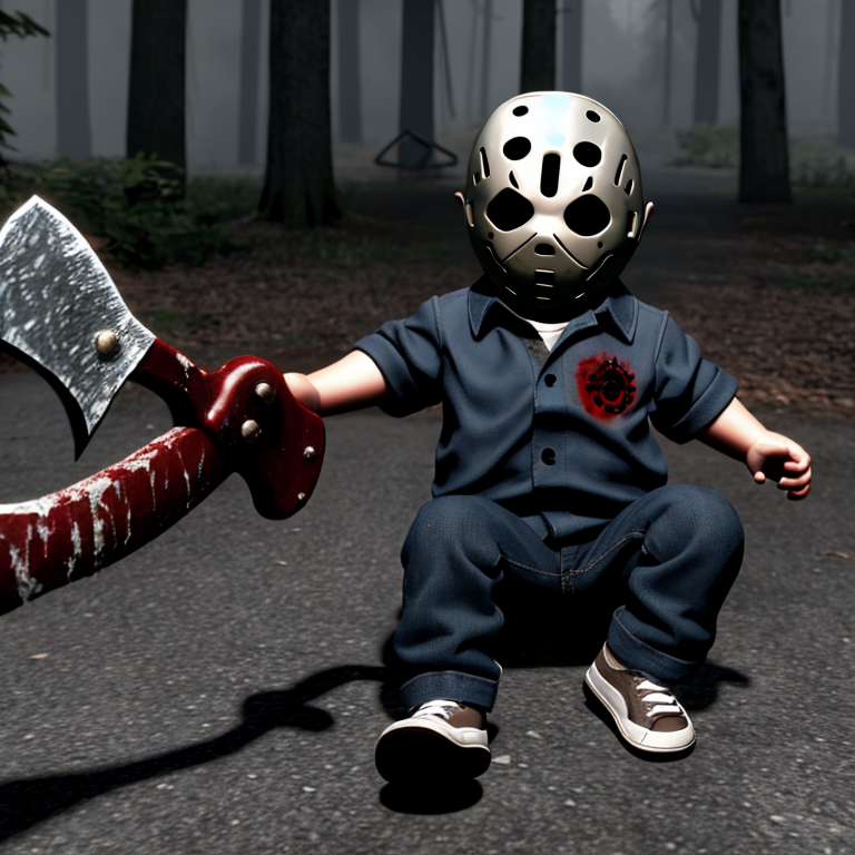 14356-3647021942-tiny-baby-with-clothes-as-Jason-Vorhees-with-axe-Friday-the-13th-bloody-detailed.png