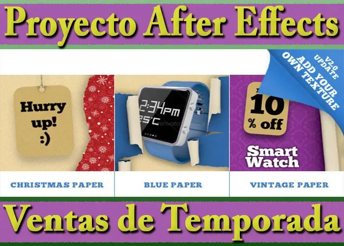 Proyecto After Effects Temporada de Ventas