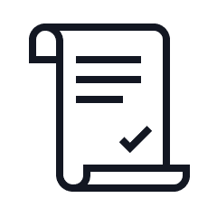 Clip Art of a Contract