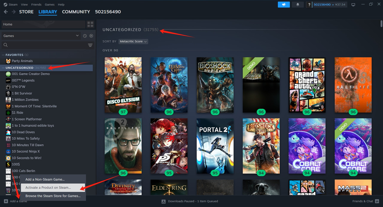 Steam Key Activation Guide