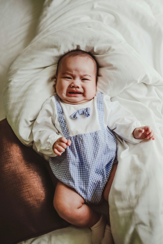 Bebê com sono prejudicado