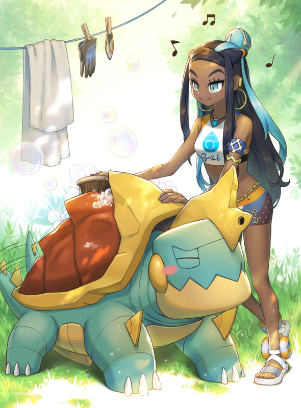 nessa-and-drednaw-pokemon-drawn-by-kemon