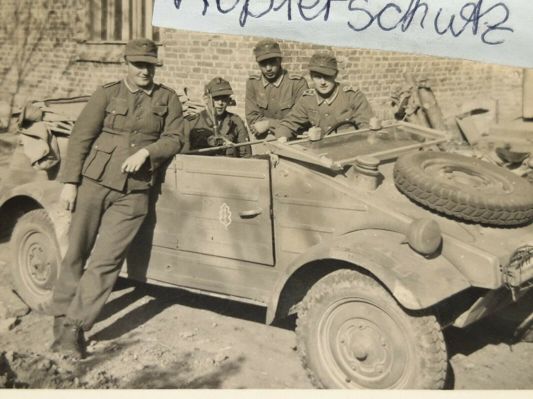 Kübelwagen WH Volkswagen Kennung 1 Panzerdivision