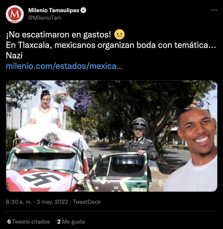 Pareja se casa con temática nazi en Ecatepec, en honor a Adolf Hitler