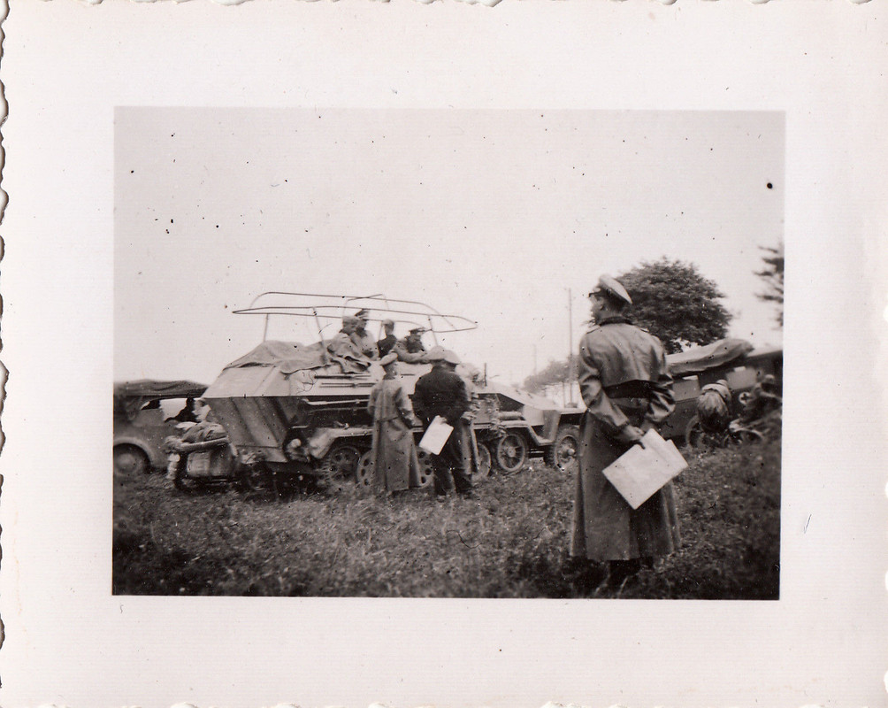 Wehrmacht Frankreich General Guderian SPW Schützen-Panzer Antenn