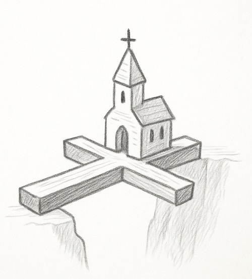 kosciol nad przepascia