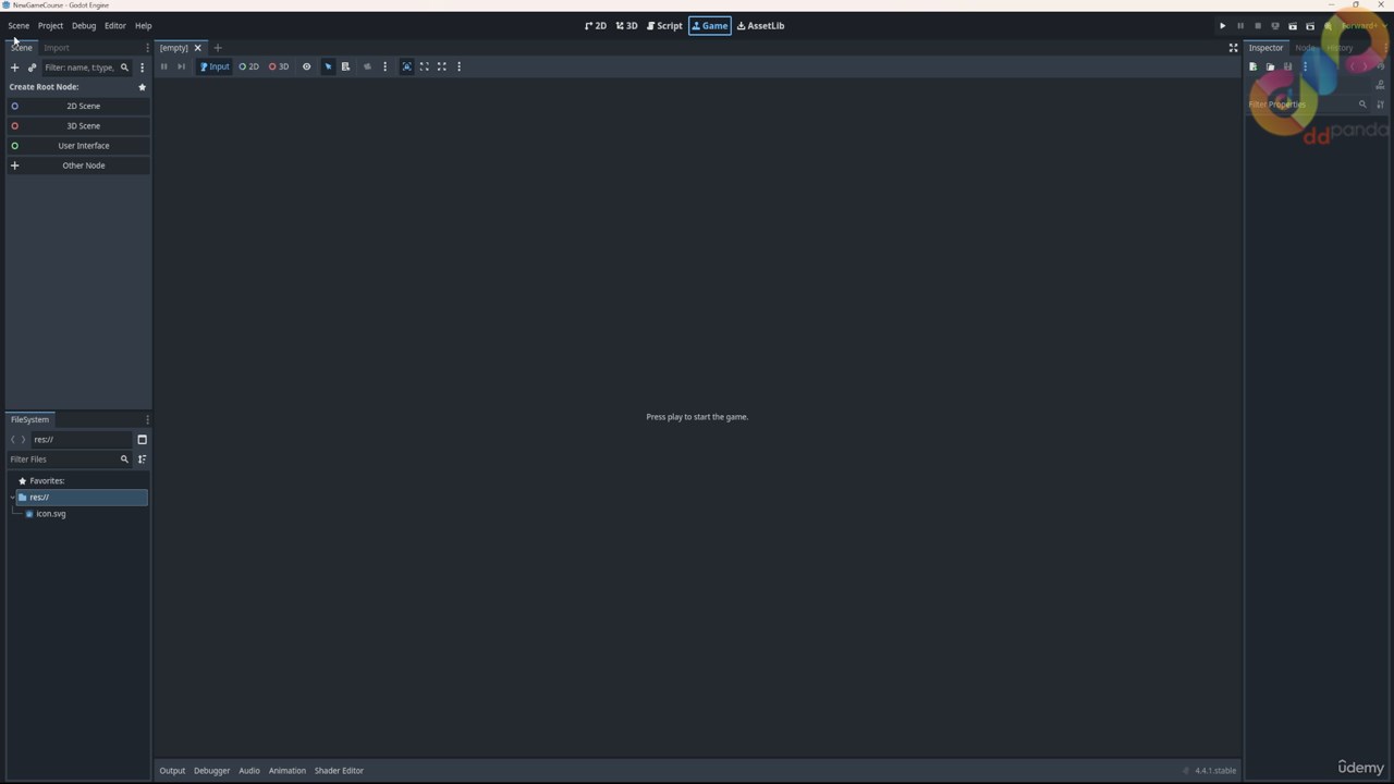 2 Downloading and Installing Godot 4 4 0002 screenshot