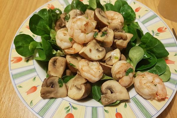 Feldsalat leichte Kost, low-Carb-Abendessen