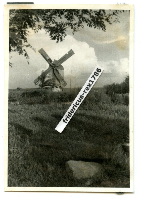 Foto 5.H.Aufk.Gr.21 Ostfront Windmühle Bockwindmühle Windmill