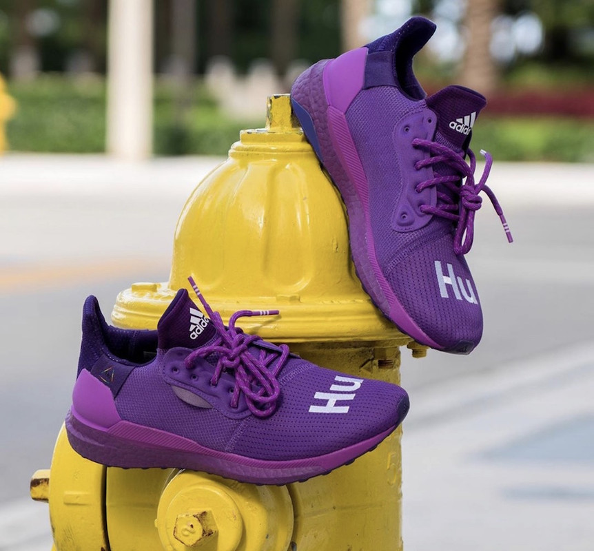 Pharrell Williams x Adidas Solar Glide Hu Purple - The Neptunes #1 fan  site, all about Pharrell Williams and Chad Hugo