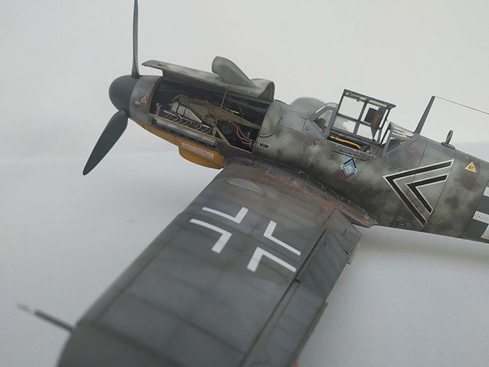 Bf-109G-6 Kirschner, Trumpeter1/32 i Mistercraft 1/72 IMG-20210707-195529