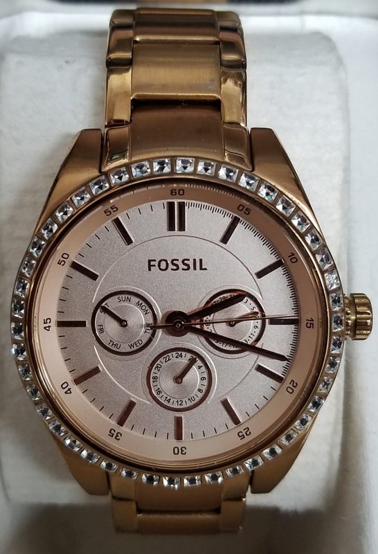 Fossil Women's Rose Gold Stainless-Steel Analog Quartz Watch