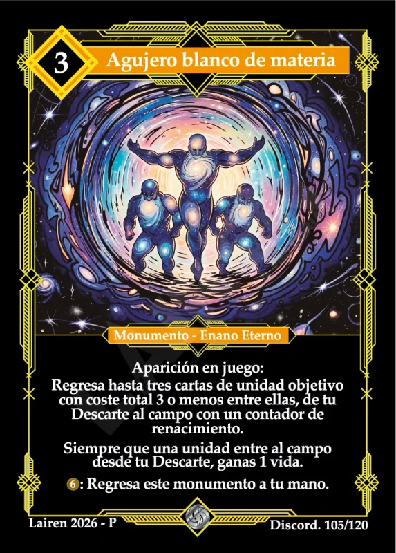 AGUJERO BLANCO DE MATERIA