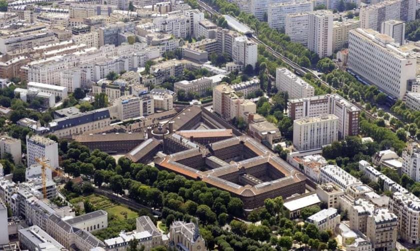 Париж, Франция, тюрьма Ла Санте Париж, Франция, тюрьма Ла Санте