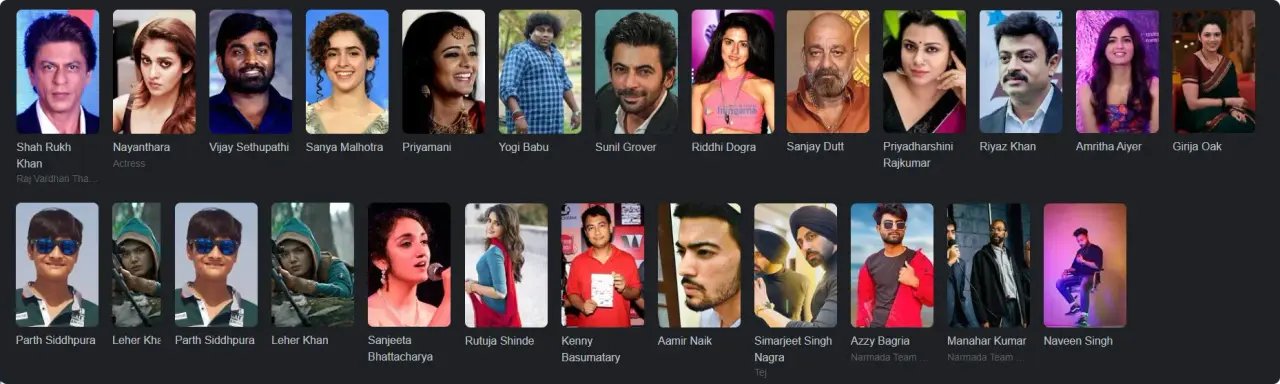 Image for Jawan: Cast and Crew
