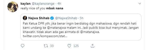 netter mendukung Najwa Shihab