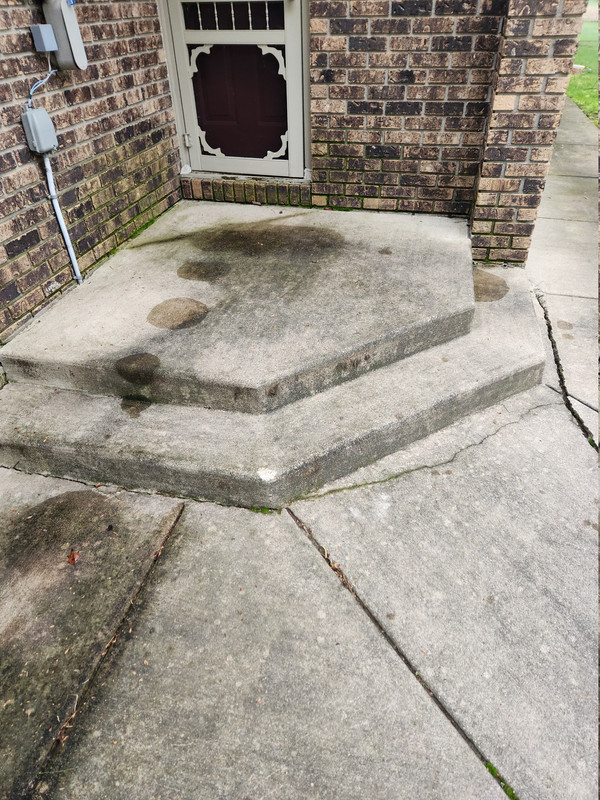 Concrete before