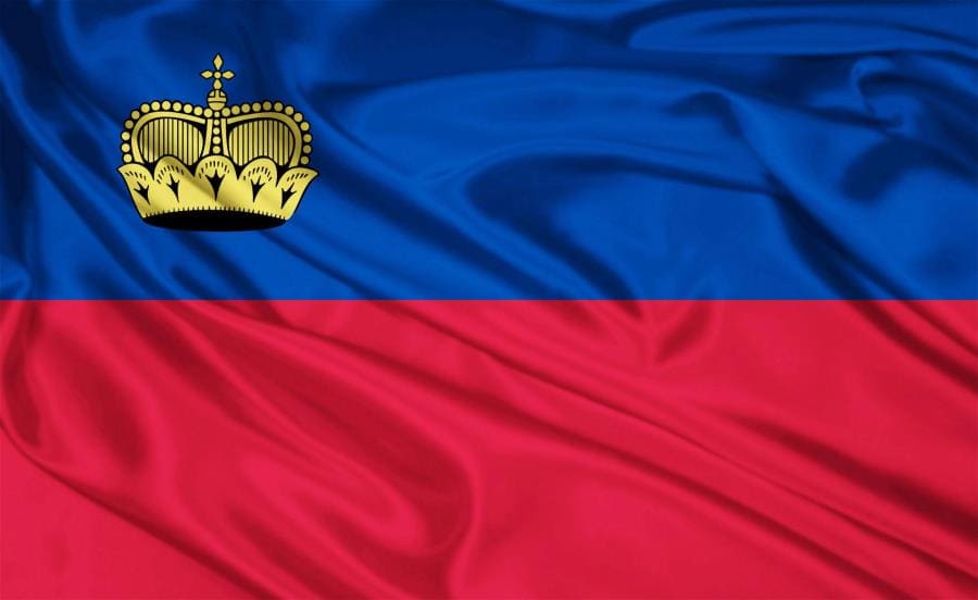Флаг Лихтенштейна Флаг Лихтенштейна