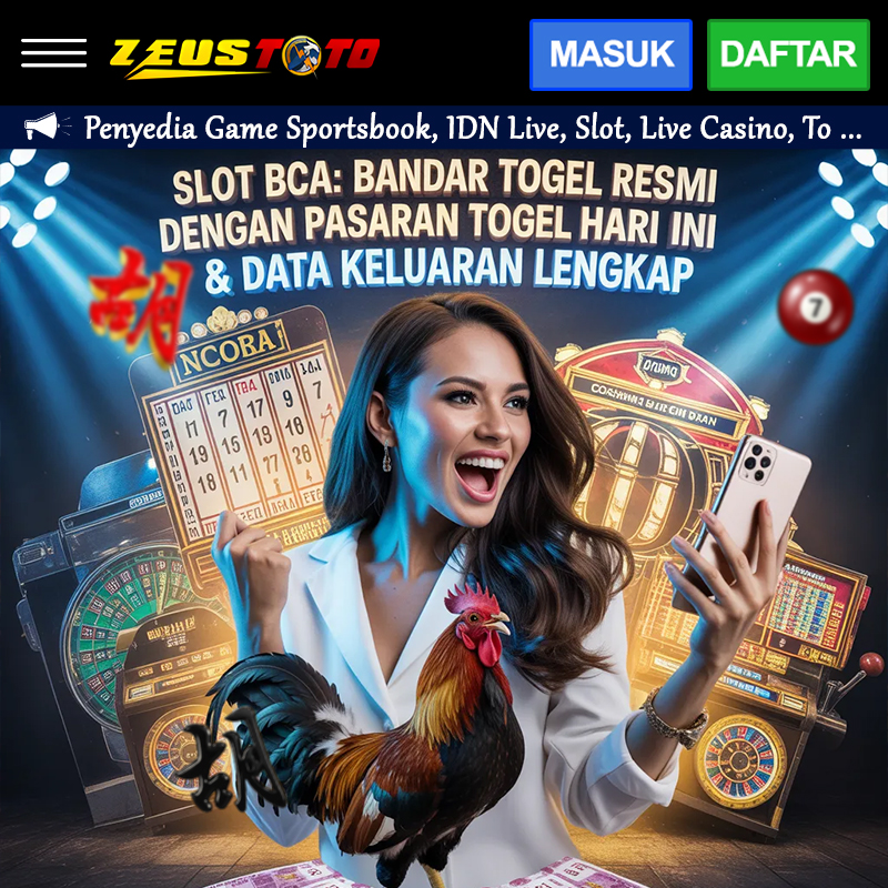SLOT BCA: Bandar Togel Resmi dengan Pasaran Togel Hari Ini & Data Keluaran Lengkap image 1