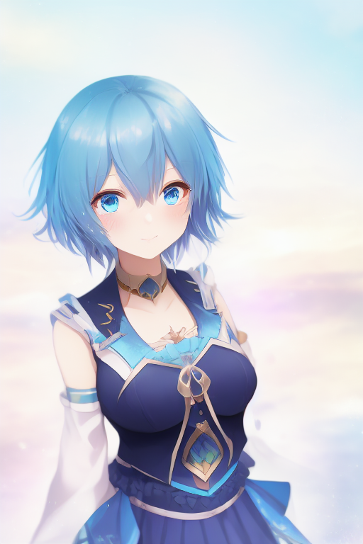00022-3524762457-DATE_ A_LIVE blush cheeks, blue_hair blue_eye, thighlet, prism, hyper detailed, hig