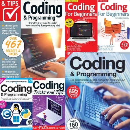 Coding The Complete Manual, Tricks And Tips, For Beginners - 2022 Full Year Issues Collection