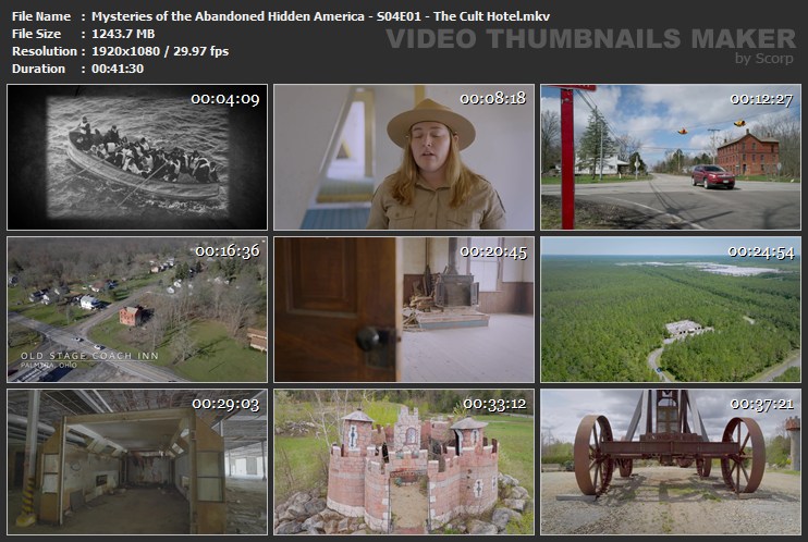 Mysteries of the Abandoned Hidden America - S04E01 - The Cult Hotel.mkv