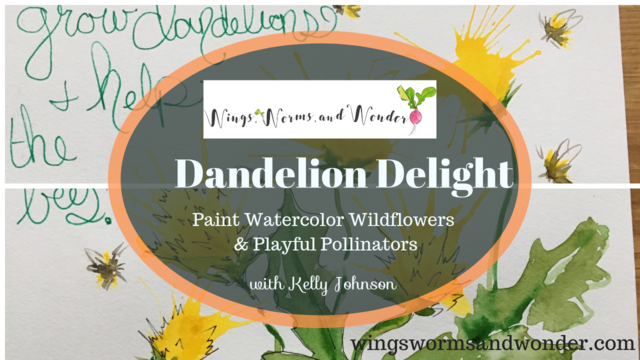 Dandelion Delight Paint Watercolor Wildflowers and Playful Pollinators Dandelion Delight Paint Watercolor Wildflowers and Playful Pollinators
