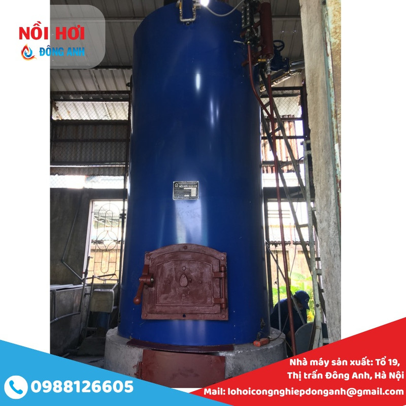 nồi hơi đốt củi