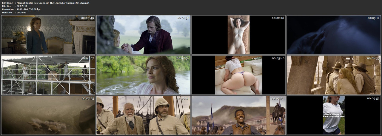 Margot Robbie Sex Scenes in The Legend of Tarzan (2016)w.mp4