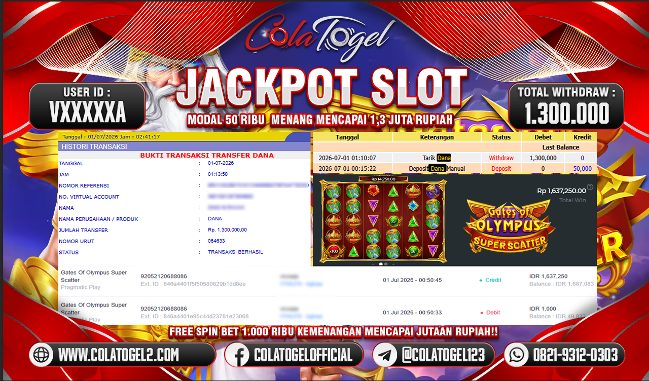 JACKPOT SLOT GACOR!!