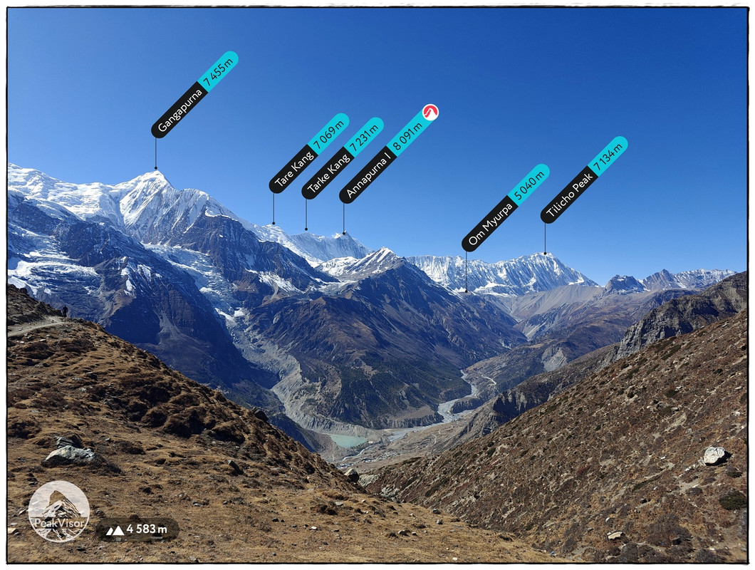 Trekking en Nepal: Annapurna Circuit y Mardi Himal - Blogs de Nepal - AC día 5: Ice Lake (4636 m) i/v desde Bhraka (3500 m) (14)