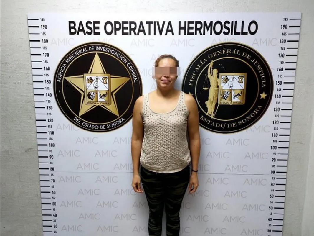 Mujer es detenida por rociar gasolina y prender fuego a su expareja en Sonora