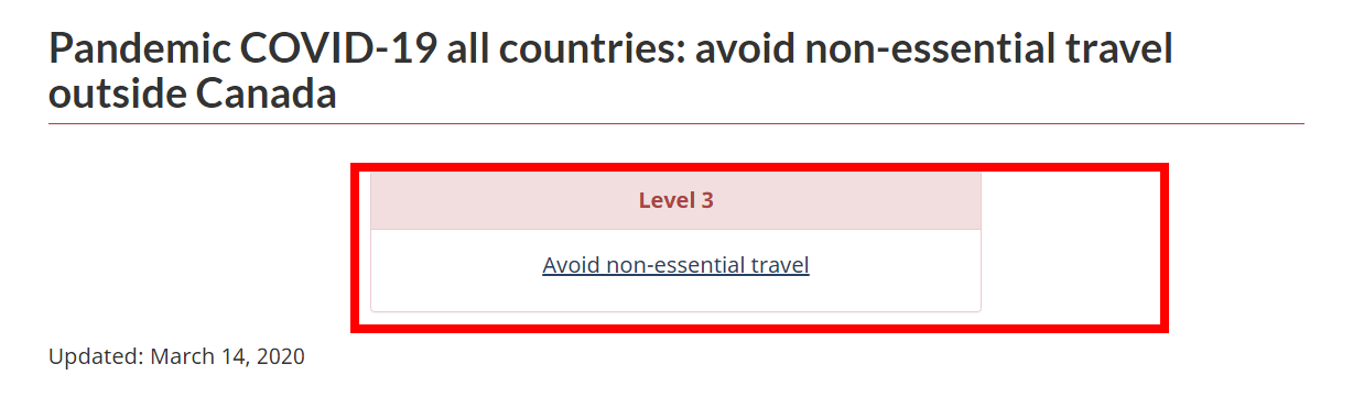 Coronavirus en Canada: Noticias, cancelaciones - Foro USA y Canadá