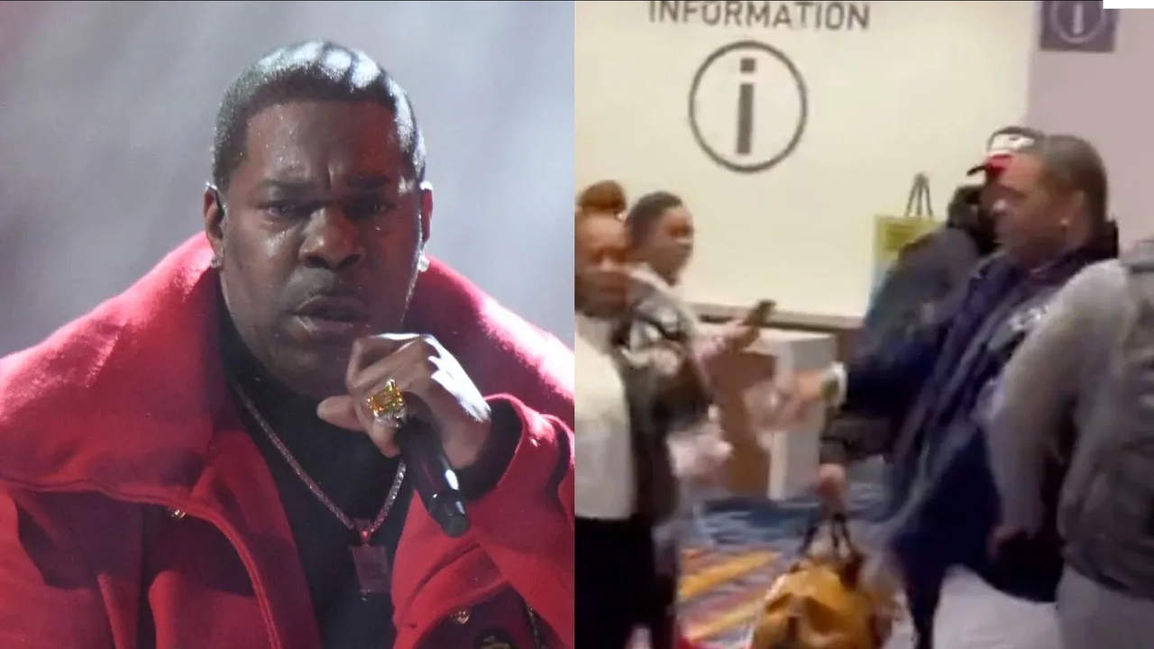 Busta Rhymes ataca a una fanática en pleno aeropuerto