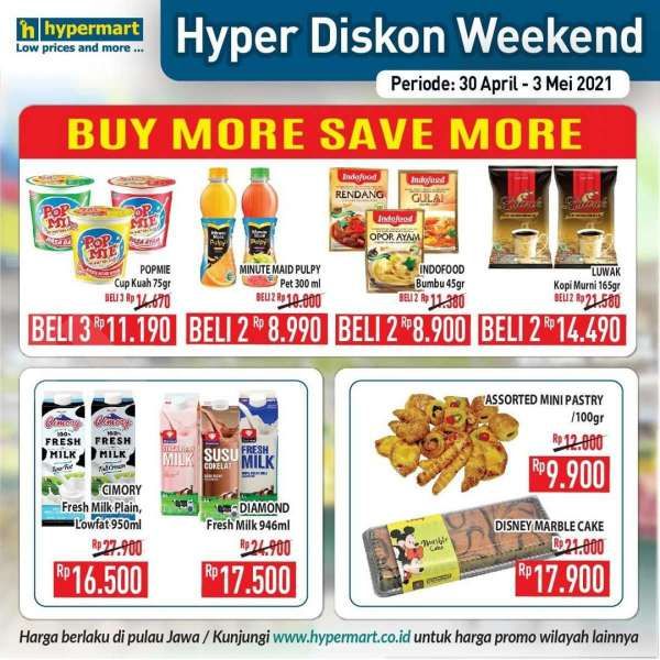 Katalog Promo Hypermart 30 April - 3 Mei 2021 
