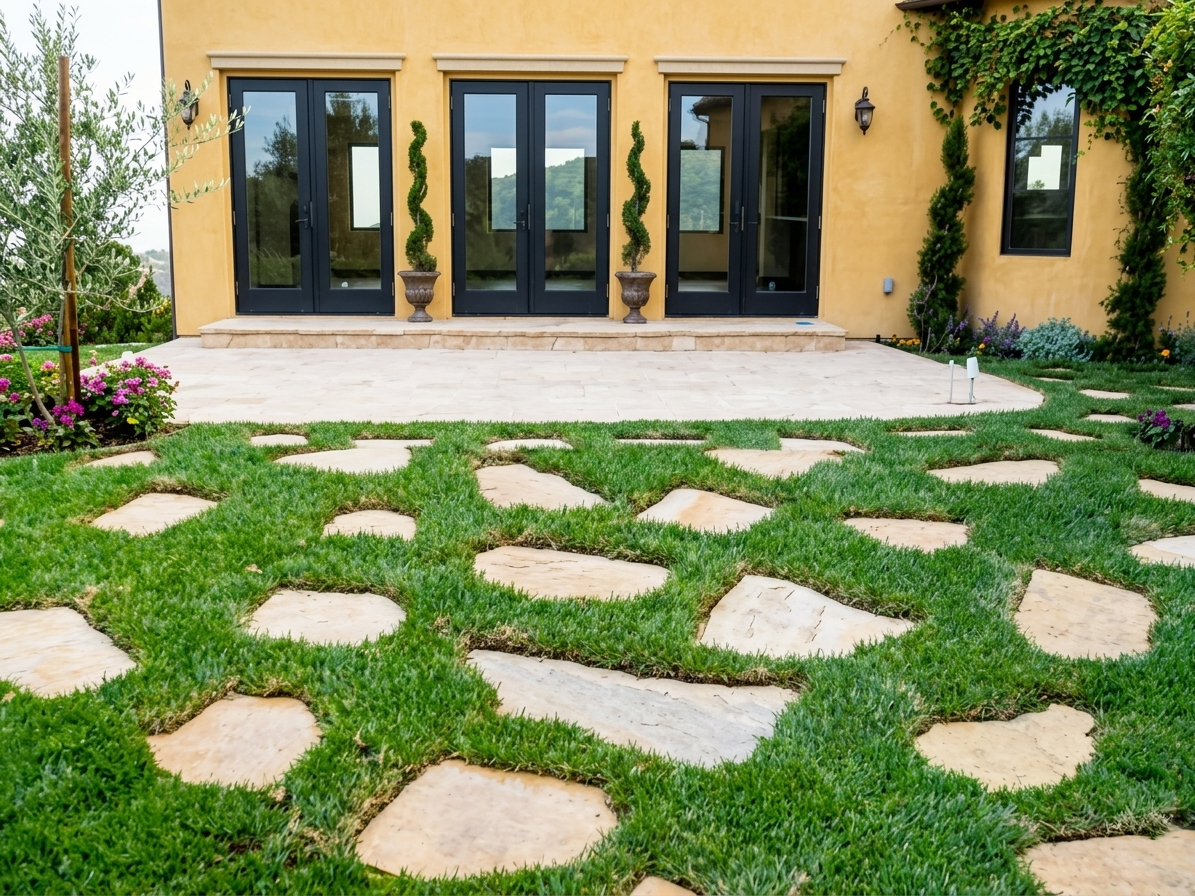Flagstone Courtyard